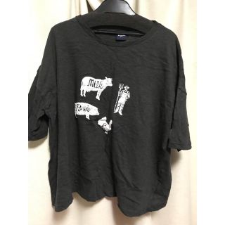 シャンブルドゥシャーム(chambre de charme)のeiπe イーペ farmers Tシャツ ダークグレー(Tシャツ(半袖/袖なし))