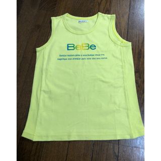 ベベ(BeBe)のbebe 130センチタンクトップ 美品(Tシャツ/カットソー)