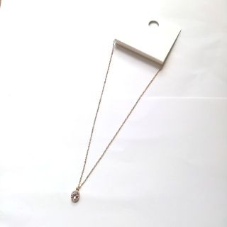 ショートネックレス（ピンク）新品(ネックレス)