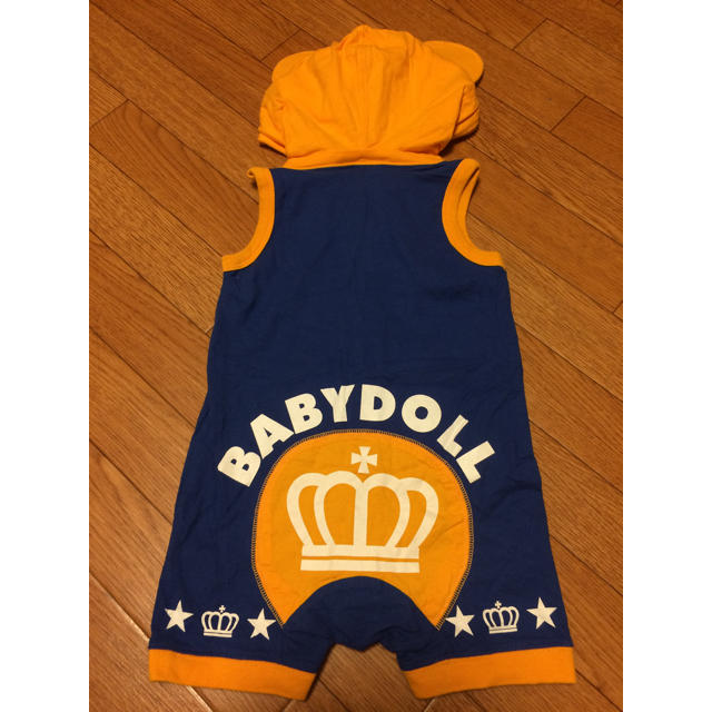 BABYDOLL(ベビードール)の未使用☆ベビードールのロンパース キッズ/ベビー/マタニティのベビー服(~85cm)(ロンパース)の商品写真