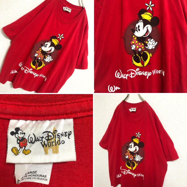 Disney 90s Disney ミニー イラスト Tシャツ メンズ Xl 赤 古着の通販 By 古着 Used Kotonoha ディズニーならラクマ