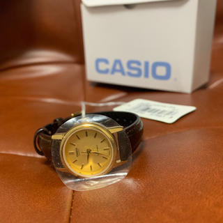カシオ(CASIO)のCASIO アナログレザーウォッチ 腕時計(腕時計)