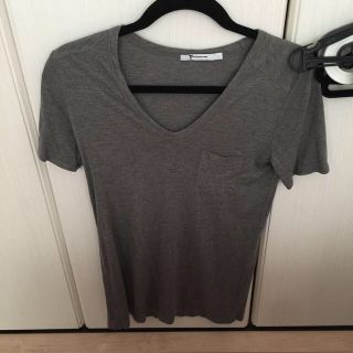 アレキサンダーワン(Alexander Wang)のグレー(Tシャツ(半袖/袖なし))