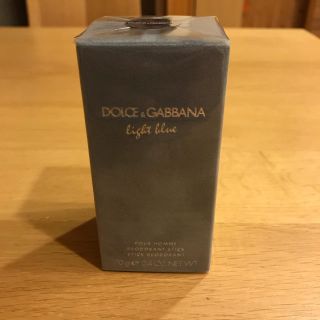 ドルチェアンドガッバーナ(DOLCE&GABBANA)の新品 D&G ライトブルー デオドラント デオドラントスティック 海外(制汗/デオドラント剤)