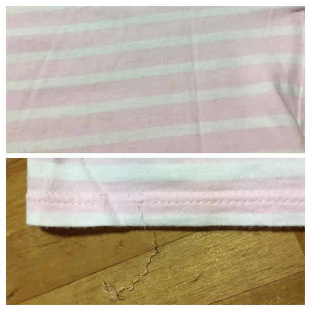 SAINT JAMES(セントジェームス)のセントジェームス ピリアック ピンク ボーダー SM Tシャツ レディースのトップス(Tシャツ(半袖/袖なし))の商品写真