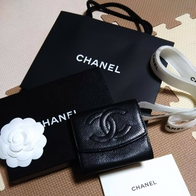 CHANEL キャビアスキンコインケース