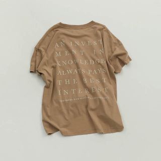 トゥデイフル(TODAYFUL)のTodayful バックプリントBackprint  Tshirts(Tシャツ(半袖/袖なし))