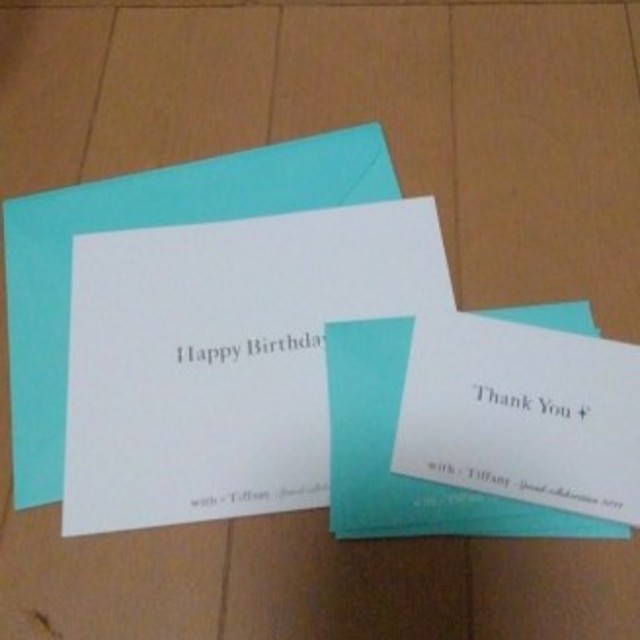Tiffany & Co. - with 付録 Tiffanyのメッセージカードセットの Tiffany & Co. - with 付録 Tiffanyのメッセージカードセットの