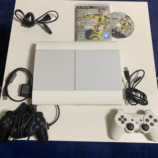 プレイステーション3(PlayStation3)のPS3 400GB コントローラー×2 FIFA ウイイレセット 送料込み(家庭用ゲーム機本体)