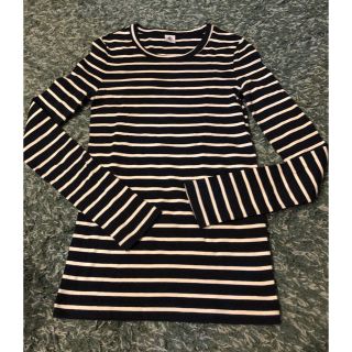 プチバトー(PETIT BATEAU)のPETIT BATEAU ボーダー カットソー長袖(カットソー(長袖/七分))