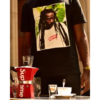 シュプリーム(Supreme)の[M] Supreme Buju Banton Tee Black 黒M(Tシャツ/カットソー(半袖/袖なし))