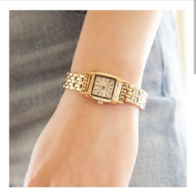 rienda(リエンダ)のGold bracelet wrist watch レディースのファッション小物(腕時計)の商品写真