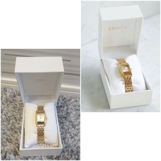 リエンダ(rienda)のGold bracelet wrist watch(腕時計)