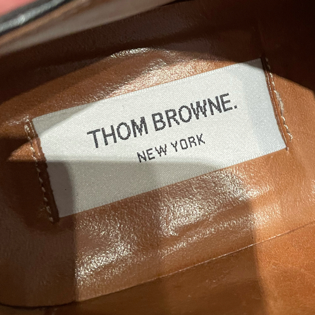 THOM BROWNE(トムブラウン)のTHOM BROWNE トムブラウン レザーシューズ メンズの靴/シューズ(ドレス/ビジネス)の商品写真