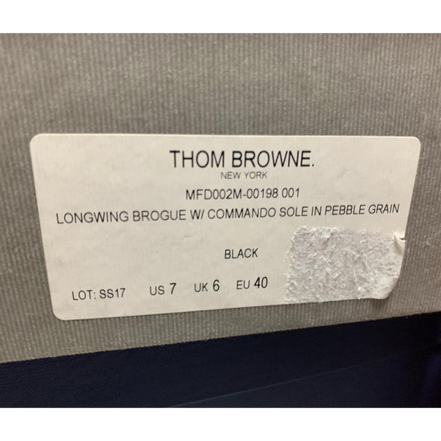 THOM BROWNE(トムブラウン)のTHOM BROWNE トムブラウン レザーシューズ メンズの靴/シューズ(ドレス/ビジネス)の商品写真