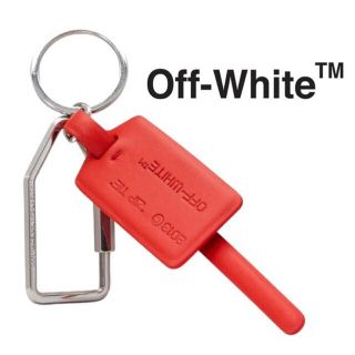 オフホワイト(OFF-WHITE)のOFF-WHITE ZIPTIE KEYRING / RED (キーホルダー)