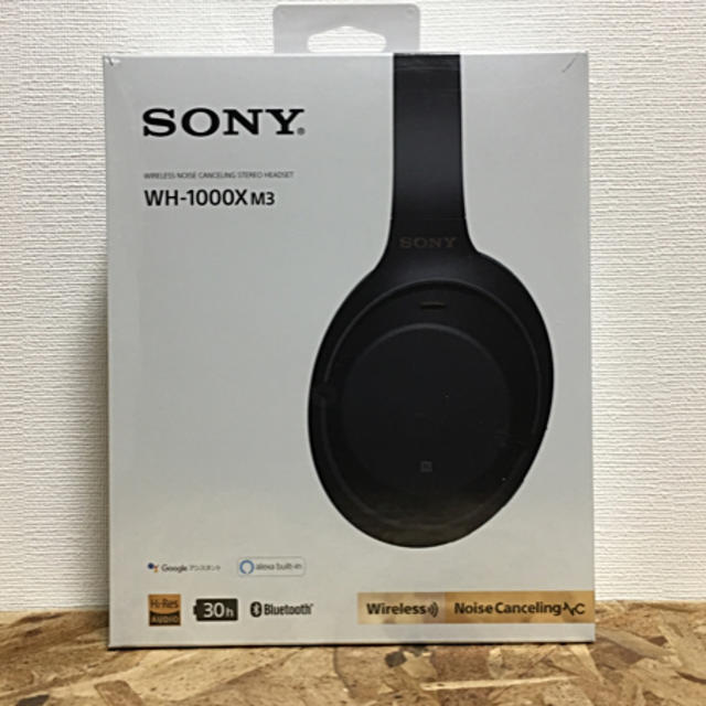 SONY Bluetoothヘッドフォン WH-1000XM3 [ブラック]