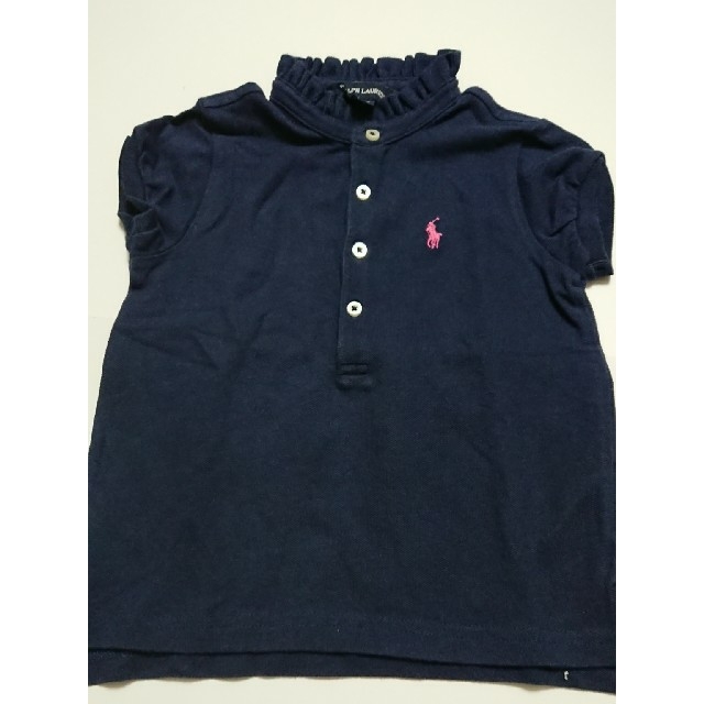 POLO RALPH LAUREN(ポロラルフローレン)の最終値下げ ラルフローレン ポロシャツ サイズ100 3T キッズ/ベビー/マタニティのキッズ服女の子用(90cm~)(Tシャツ/カットソー)の商品写真