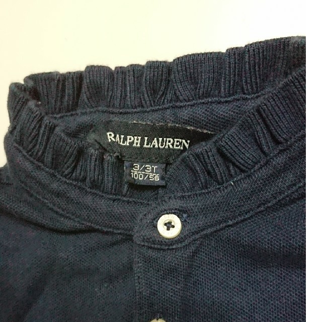 POLO RALPH LAUREN(ポロラルフローレン)の最終値下げ ラルフローレン ポロシャツ サイズ100 3T キッズ/ベビー/マタニティのキッズ服女の子用(90cm~)(Tシャツ/カットソー)の商品写真