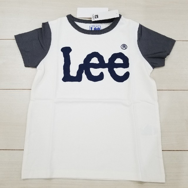 Lee(リー)の新品 120cm Lee×ストンプスタンプ Tシャツ ロゴ ホワイト キッズ/ベビー/マタニティのキッズ服男の子用(90cm~)(Tシャツ/カットソー)の商品写真