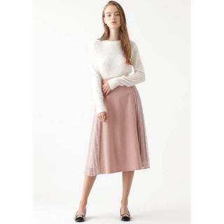 ジルスチュアート(JILLSTUART)のユリアレースプリーツスカート(ロングスカート)