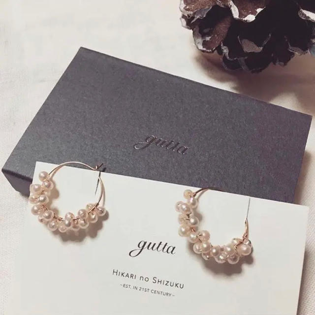 MIKIMOTO(ミキモト)のお値下げしました！新品未使用。AURA guttaあこやピアス レディースのアクセサリー(ピアス)の商品写真