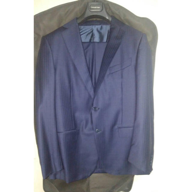 人気メーカー・ブランド Ermenegildo Zegna 紺 スーツ Zegna