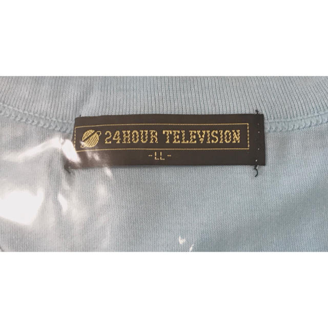 24時間テレビ チャリティー Tシャツ ブルー LLサイズ レディースのトップス(Tシャツ(半袖/袖なし))の商品写真
