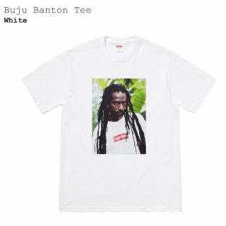 シュプリーム(Supreme)のsupreme buju banton 白L(Tシャツ/カットソー(半袖/袖なし))