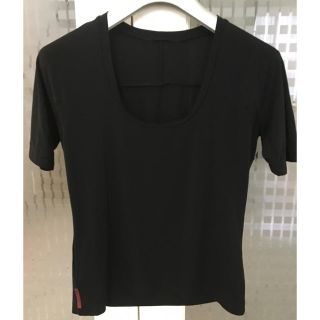 プラダ(PRADA)のPRADA  Tシャツ  黒(Tシャツ(半袖/袖なし))