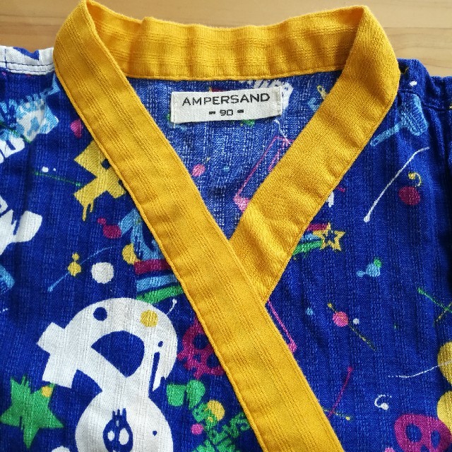 ampersand(アンパサンド)のアンパサンド☆甚平　90センチ キッズ/ベビー/マタニティのキッズ服男の子用(90cm~)(甚平/浴衣)の商品写真