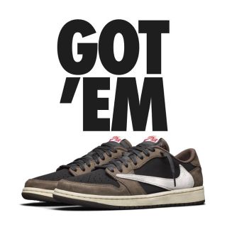 ナイキ(NIKE)のAIR JORDAN 1 LOW OG TRAVIS SCOTT トラヴィス(スニーカー)