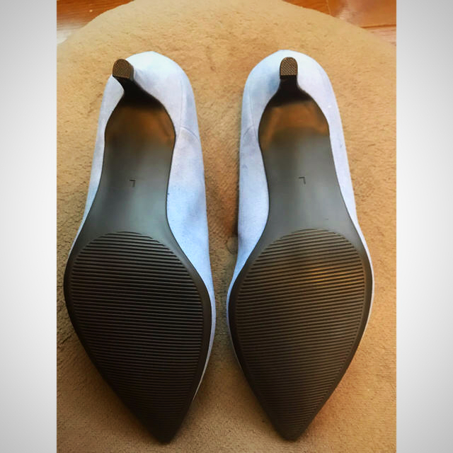 GU(ジーユー)のGU パンプス 水色 Lサイズ レディースの靴/シューズ(ハイヒール/パンプス)の商品写真
