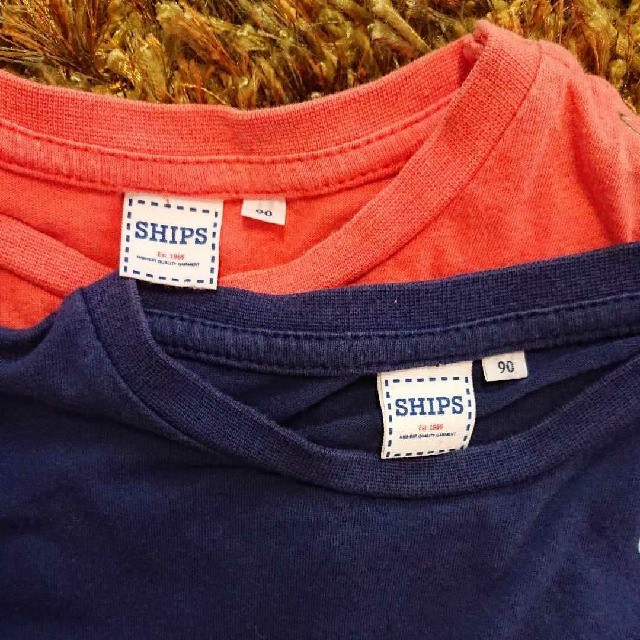 SHIPS KIDS(シップスキッズ)の【のこ様専用】SHIPS Tシャツ 2枚セット 90 キッズ/ベビー/マタニティのキッズ服男の子用(90cm~)(Tシャツ/カットソー)の商品写真