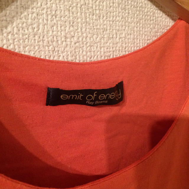 BEAMS(ビームス)のminnie様専用♡BEAMSビタミンカラーフリルトップス レディースのトップス(Tシャツ(半袖/袖なし))の商品写真