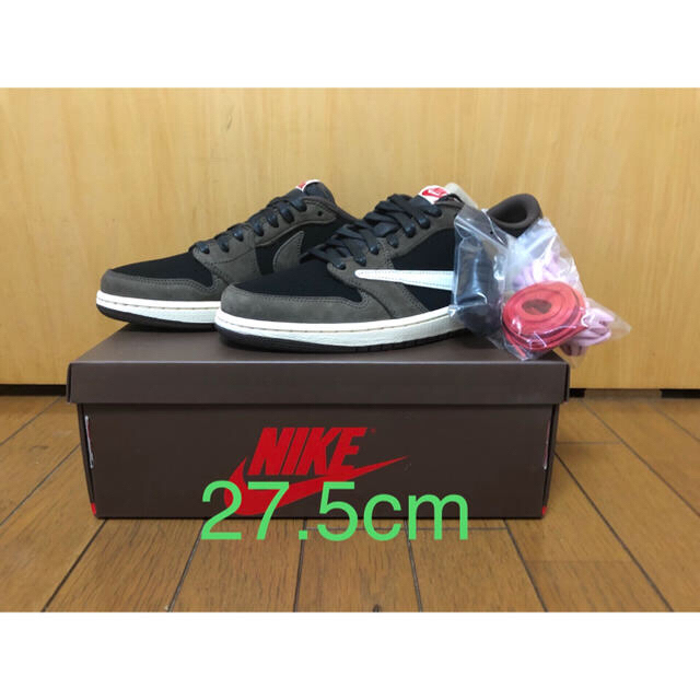 NIKE - Nike Air Jordan1 Low Travis Scott 27.5cm