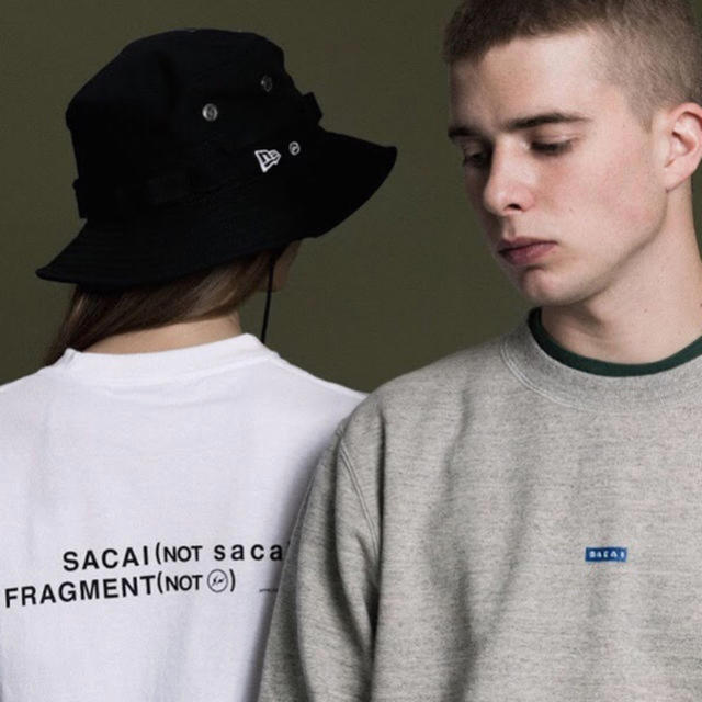 sacai fragment collet Tシャツ