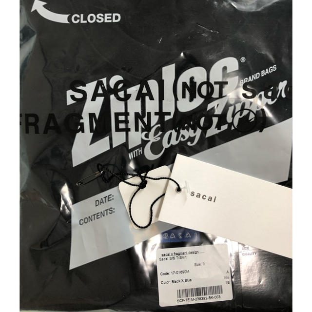 sacai fragment collet Tシャツ 3