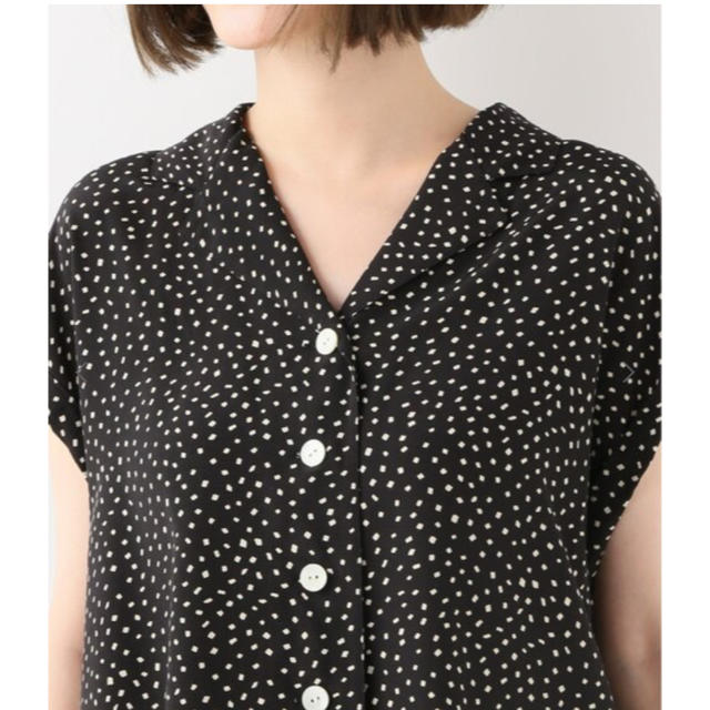 Spick & Span(スピックアンドスパン)のSpick&Span スクエアドットシャツ レディースのトップス(Tシャツ(半袖/袖なし))の商品写真
