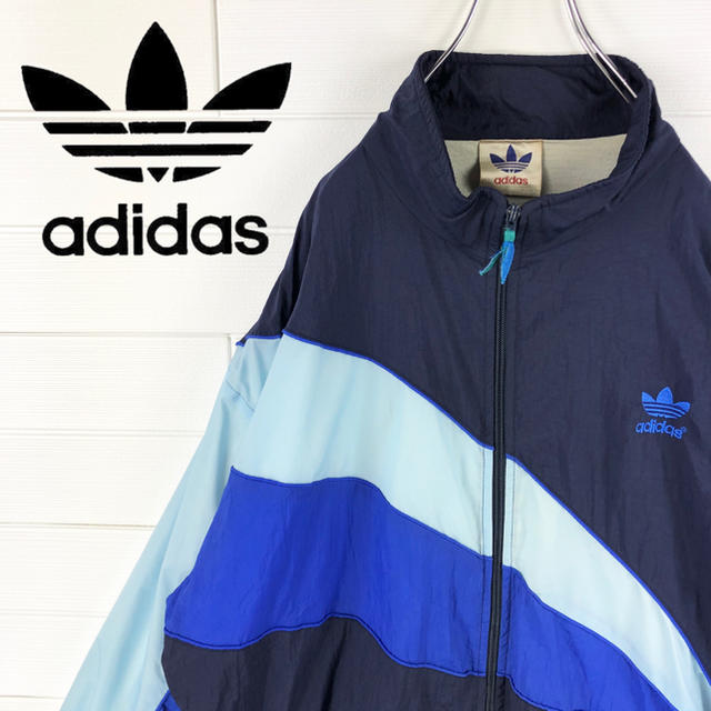 adidas アディダス ヴィンテージ 90s ナイロンジャケット USA製