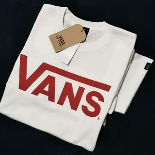 ヴァンズ(VANS)の■新品■今季■ VANSTシャツ／ホワイト／Ｓ(Tシャツ/カットソー(半袖/袖なし))