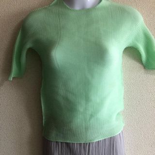 プリーツプリーズイッセイミヤケ(PLEATS PLEASE ISSEY MIYAKE)のプリーツプリーズ me  半袖カットソー サイズフリー(カットソー(半袖/袖なし))