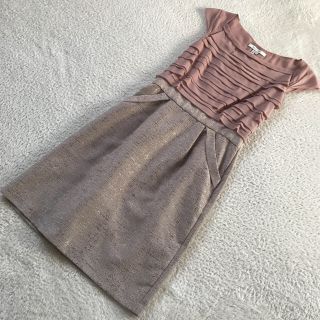 ビーシービージーマックスアズリア(BCBGMAXAZRIA)のmaxandcleo ドッキングワンピース(ひざ丈ワンピース)