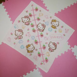 ハローキティ(ハローキティ)のHELLOKITTY キティちゃん ガーゼ 湯上がり バスタオル 綿100(タオル/バス用品)