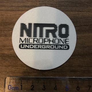 ナイトレイド(nitraid)のNITRO MICROPHONE UNDERGROUND sticker(ヒップホップ/ラップ)