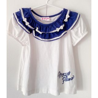 メゾピアノ(mezzo piano)の【美品】メゾピアノ サイズ90(Tシャツ/カットソー)