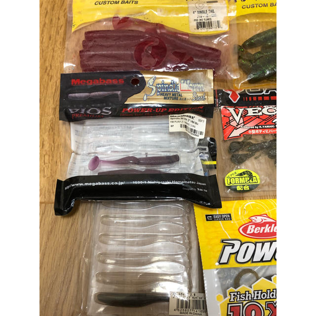 Megabass(メガバス)の有名ワーム セット スポーツ/アウトドアのフィッシング(ルアー用品)の商品写真