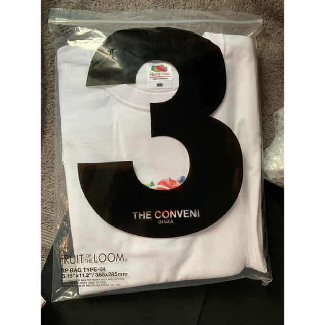 FRAGMENT(フラグメント)のTHE CONVENI FRUIT OF THE LOOM 3PTEE Lサイズ メンズのトップス(Tシャツ/カットソー(半袖/袖なし))の商品写真