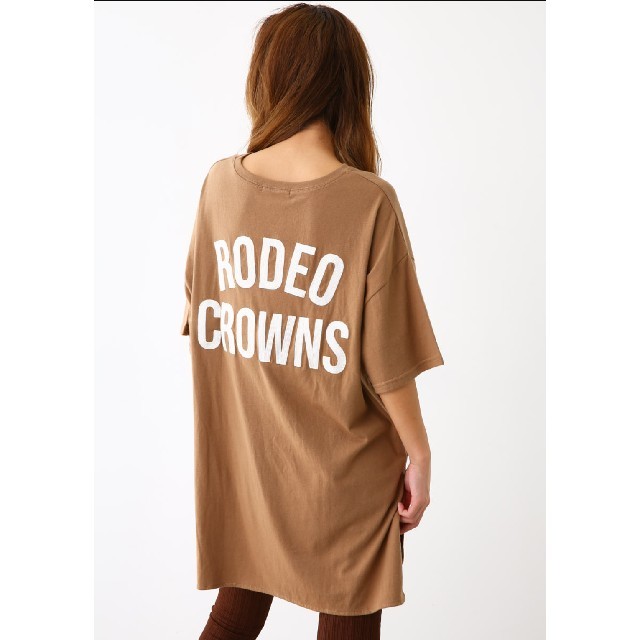 RODEO CROWNS WIDE BOWL(ロデオクラウンズワイドボウル)のブラウン  レディースのトップス(チュニック)の商品写真