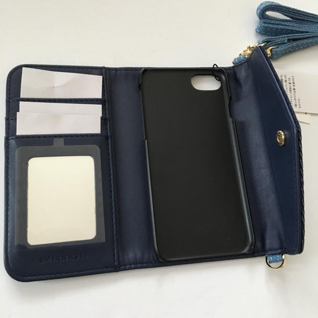 SMIR NASLI(サミールナスリ)のサミールナスリ Lee×SMIRNASLI iPhone6/7/8対応 ブルー スマホ/家電/カメラのスマホアクセサリー(iPhoneケース)の商品写真